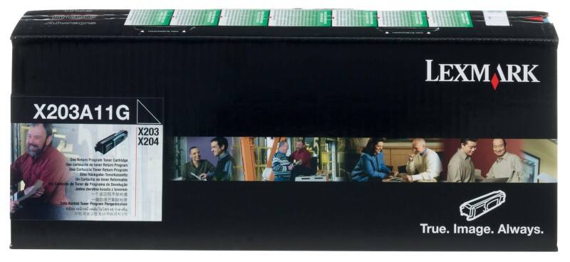 Lexmark Original Tonerkartusche X203A11G Schwarz
