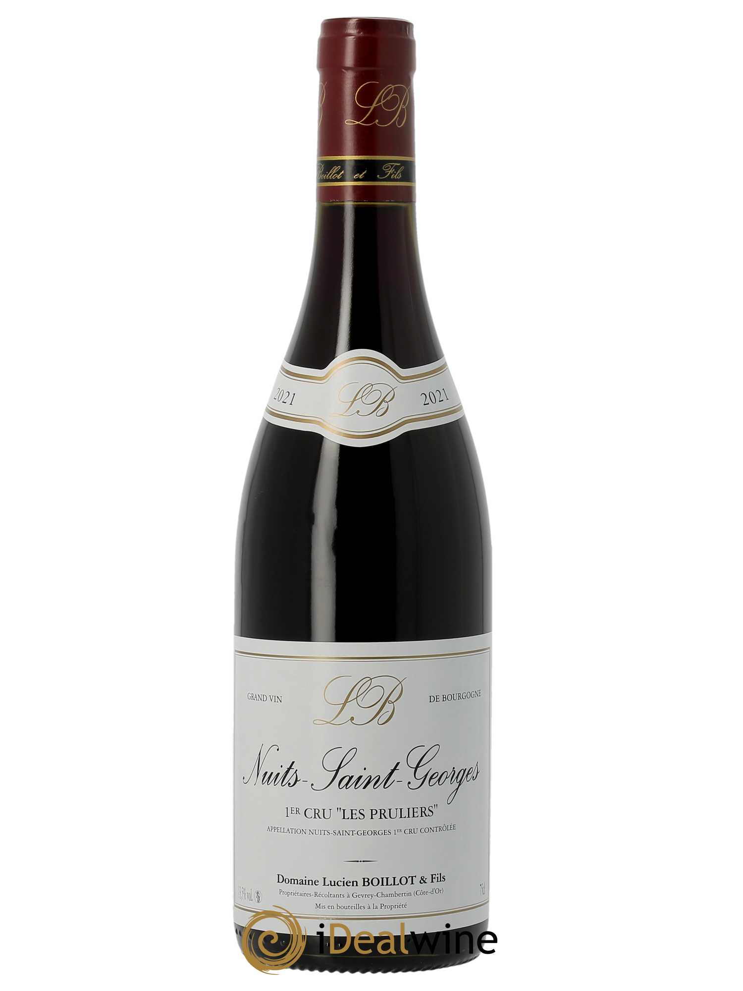 Nuits Saint-Georges 1er Cru Les Pruliers Lucien Boillot & Fils (Domaine)  2021 - Lot de 1 Bouteille
