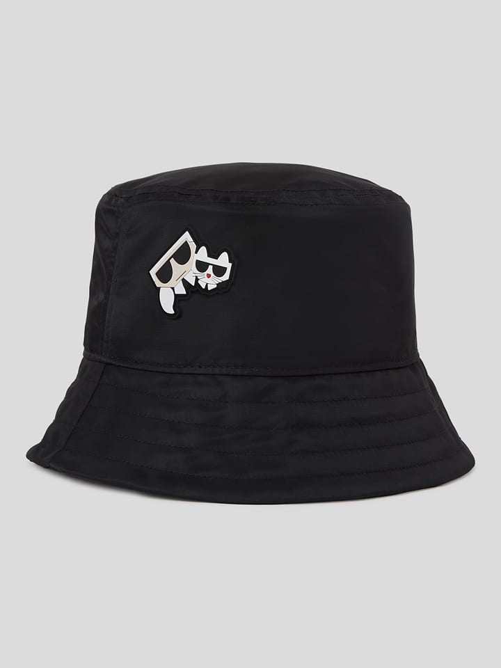 Karl Lagerfeld Fischerhut in Schwarz günstig kaufen onesize