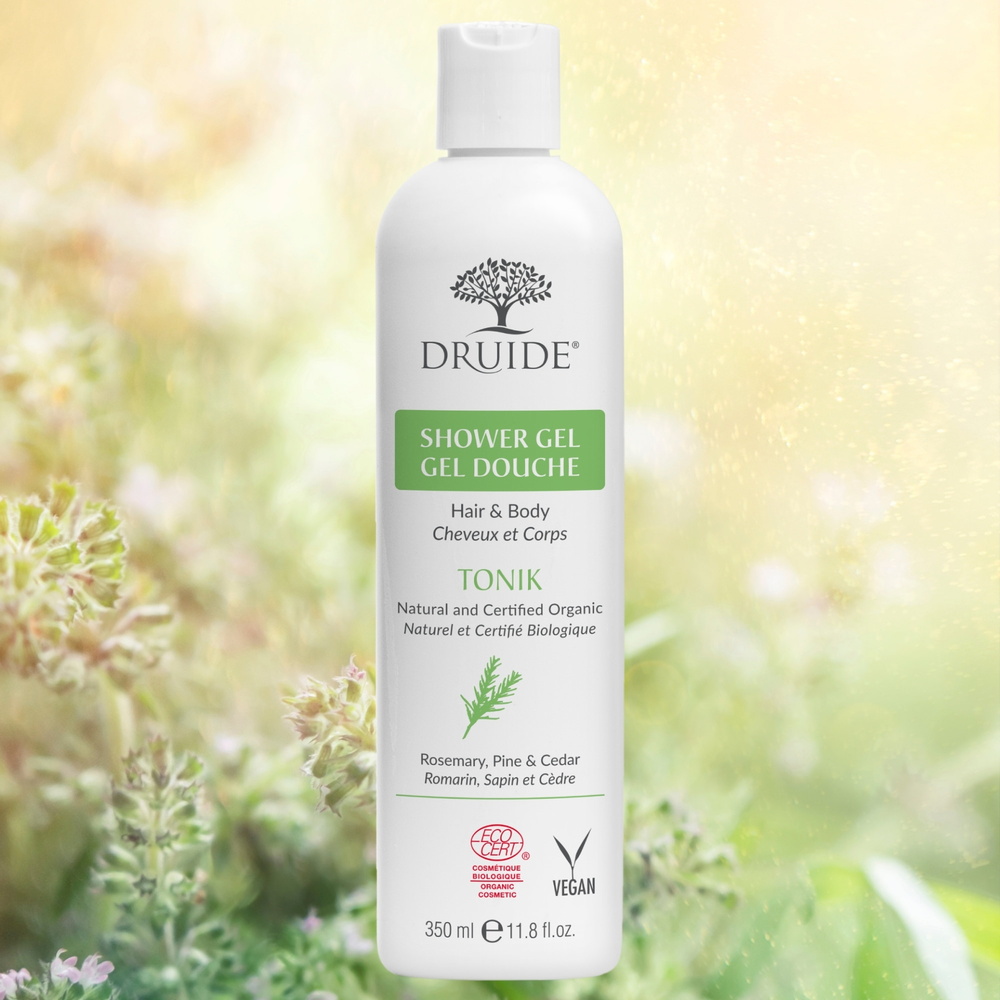 druide Gel douche Tonik Gel douche bio tonifiant, raffermissant. Naturel, vegan et écologique | Druide