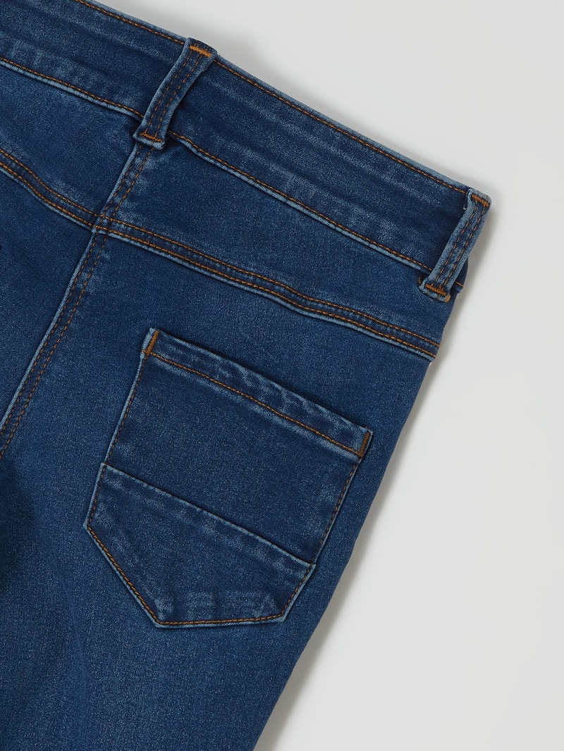 Skinny Fit Jeans mit Stretch-Anteil Modell 'Lissie' in jeans
