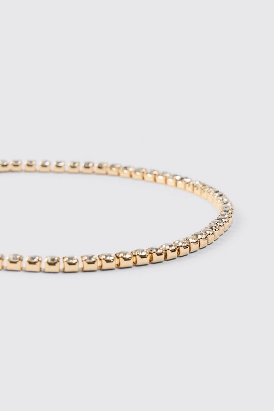 Goldenes Armband mit Strass