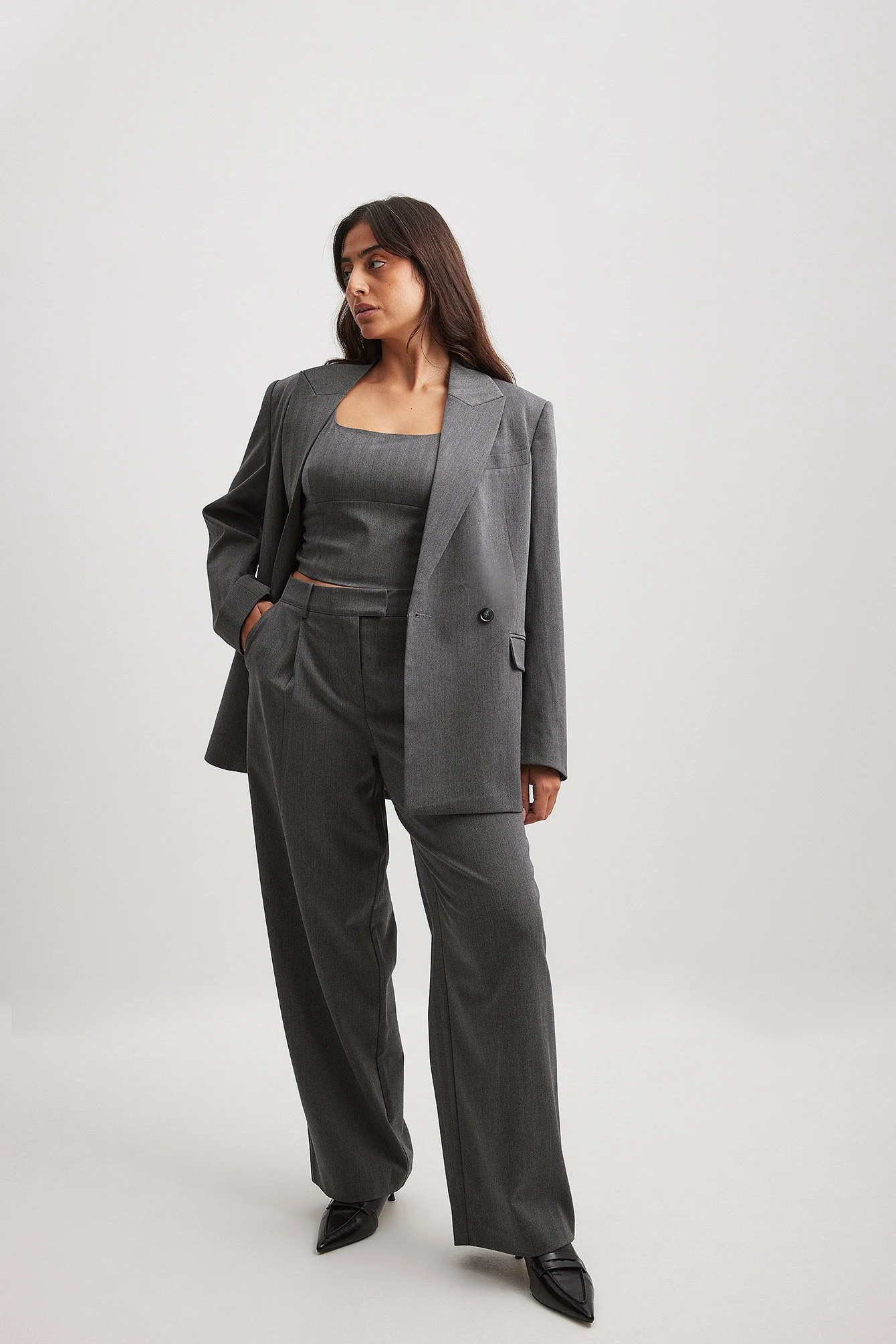 Zweireihiger Oversize-Blazer