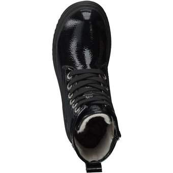 Barbarella Schnür Boots in schwarz