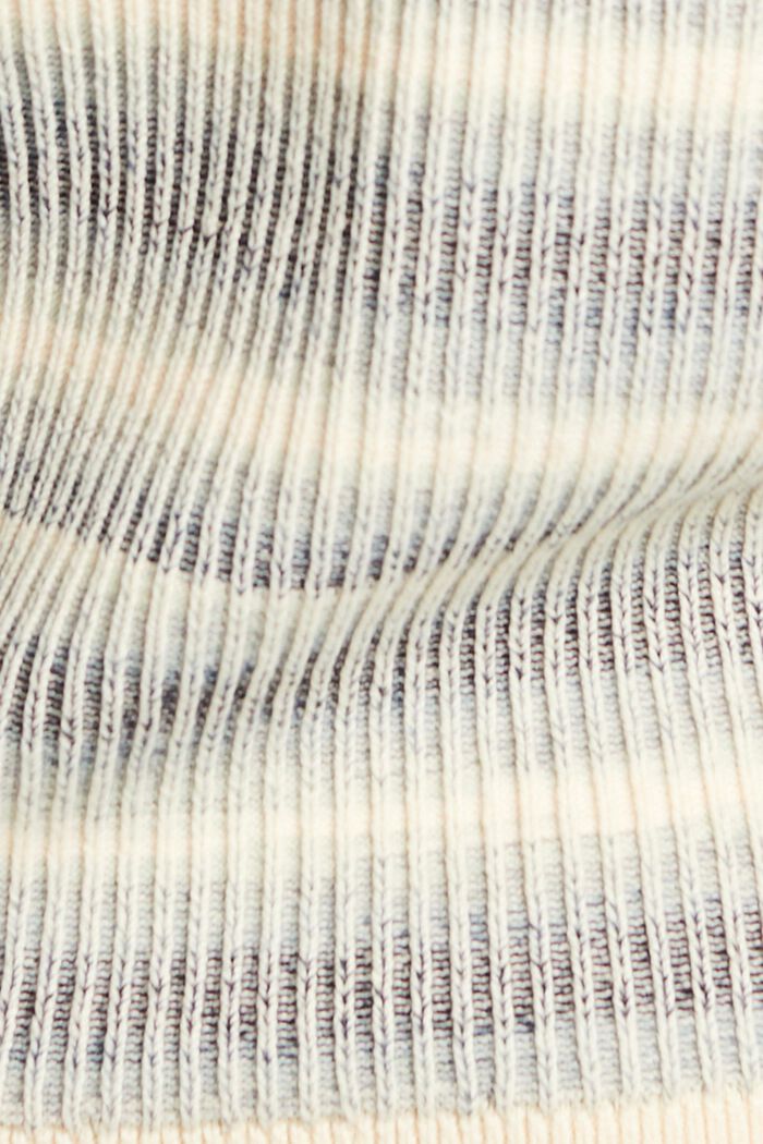 Rundhals-Pullover aus Rippstrick