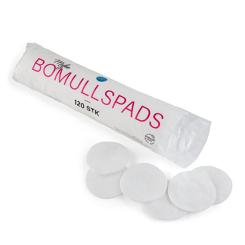Soft Bomullspads 120 stk