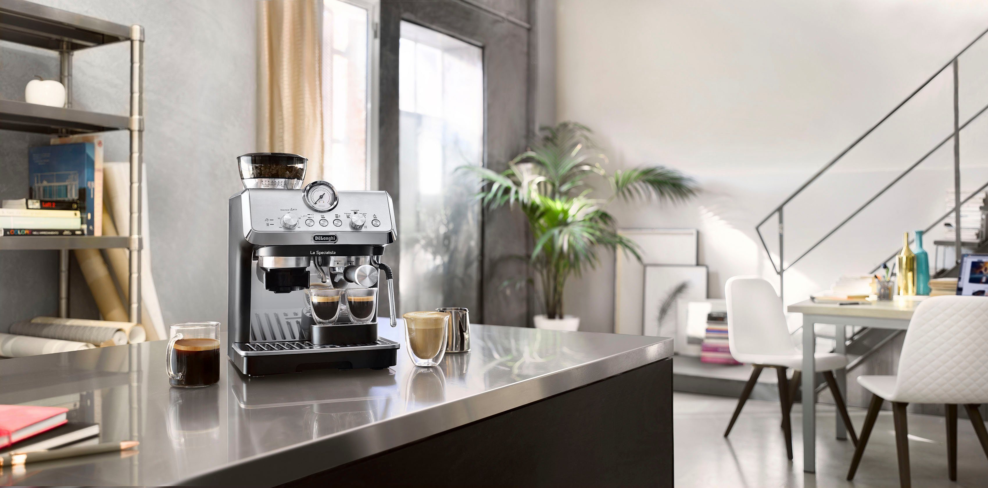 De'Longhi Siebträgermaschine La Specialista Arte EC9155.MB, inkl. 250g Selezione Espresso im Wert von UVP € 6,49