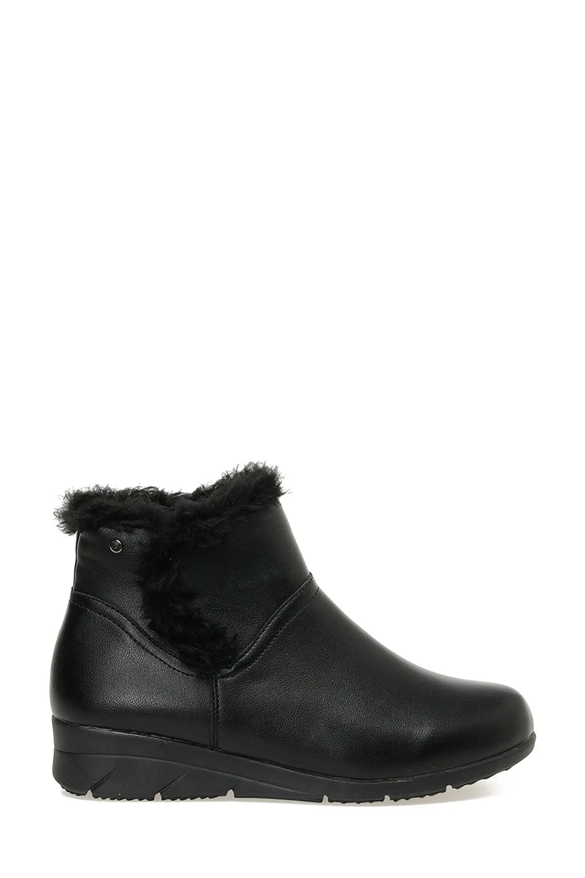 Polaris  163087.Z3PR Schwarze Damenstiefel mit Keilabsatz
