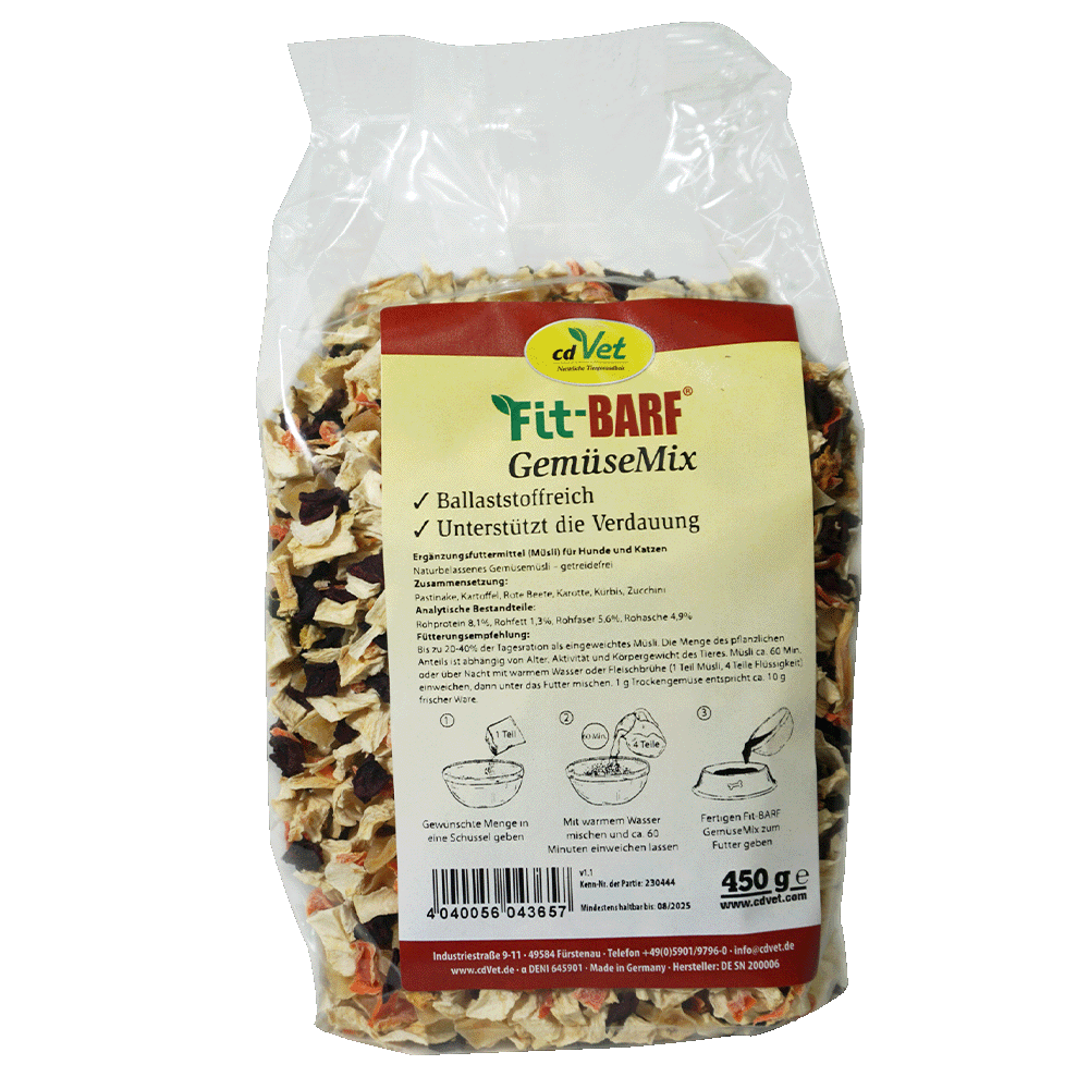 Fit-BARF Ergänzungsfutter & Aufzucht Fit-BARF GemüseMix