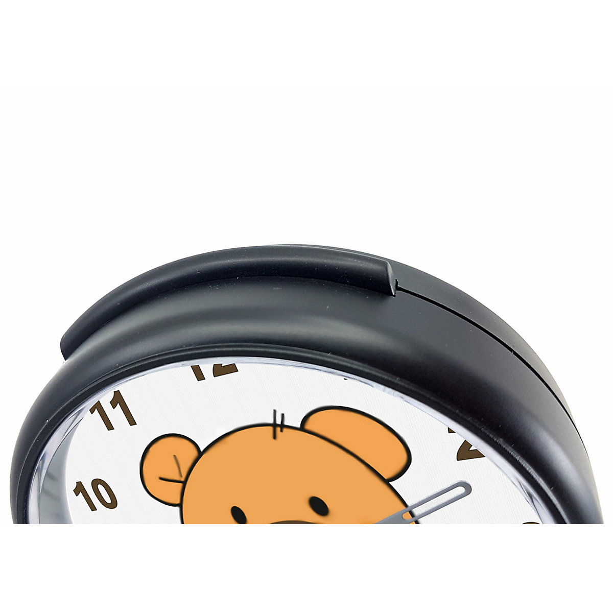 Kinder Funkwecker personalisiert mit Namen Teddy Bär Atom-/Funkuhr, 12-Stunden-Anzeigeformat, Schlummerfunktion, Nachtlicht, Geräuschlos/Ohne Ticken