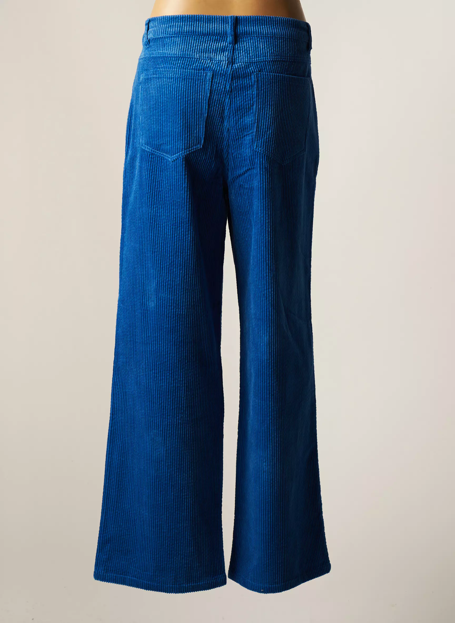B Young Pantalons Larges Femme couleur bleu