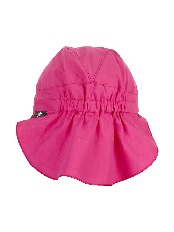 Sterntaler Schirmmütze mit Nackenschutz Basic in magenta günstig kaufen