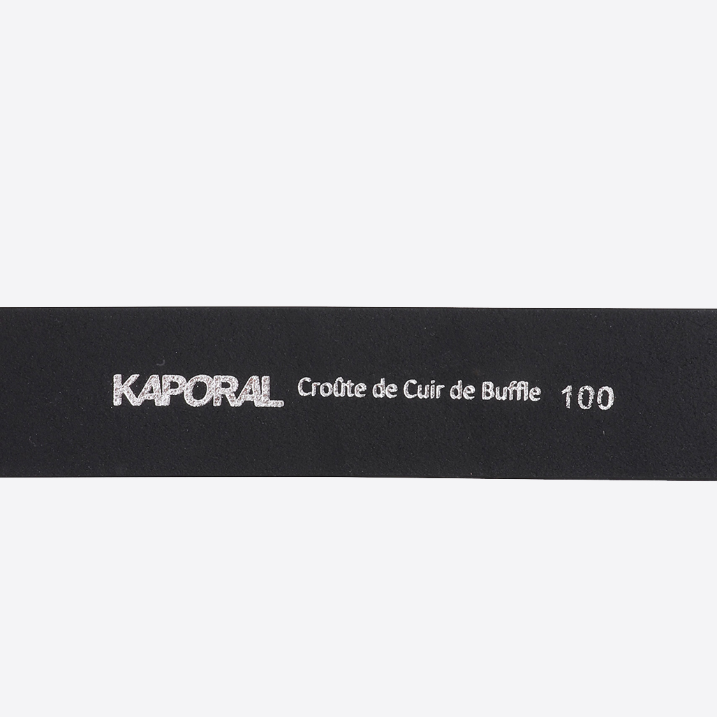 VOLD   Ceinture en cuir noir Homme