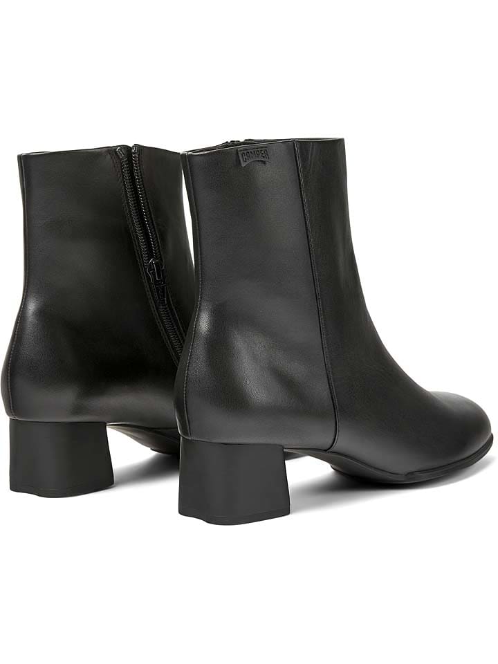 Camper Leder-Stiefeletten in Schwarz günstig kaufen