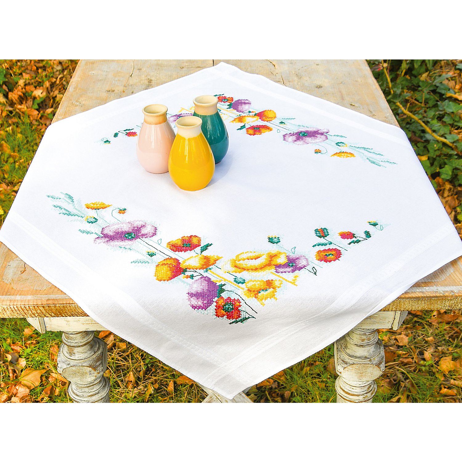 Stickmitteldecke 