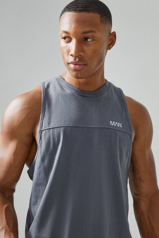 Man Active X Andrei Gym Racer-Tanktop