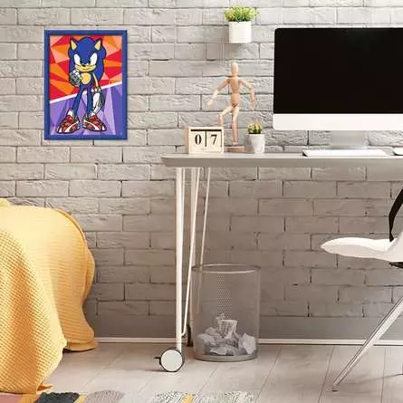 CreArt Sonic: New Yoke City - Malen nach Zahlen für Kinder ab 7 Jahren