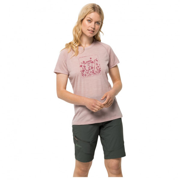 Jack Wolfskin - Women's Kammweg Graphic S/S - Merinoshirt