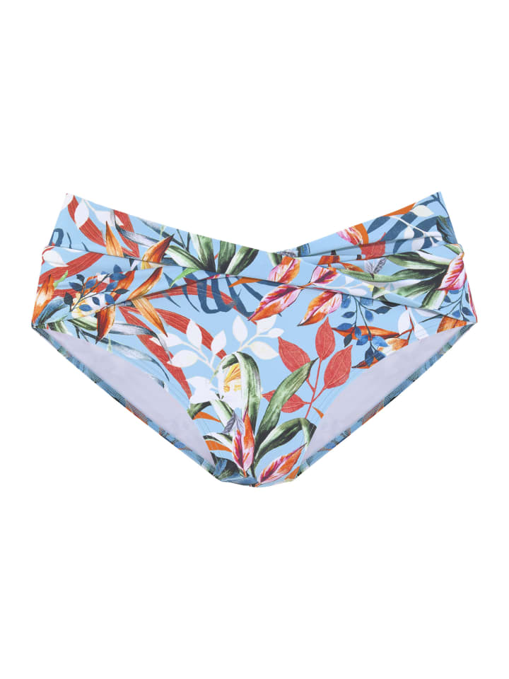 Venice Beach Bikini-Hose in hellblau-bedruckt günstig kaufen
