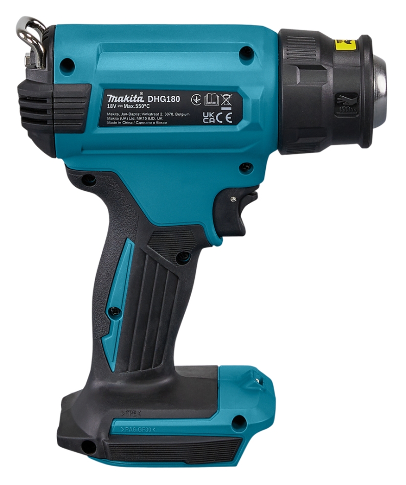 Makita DHG180ZK 18V varmluftspistol exkl. batterier och laddare