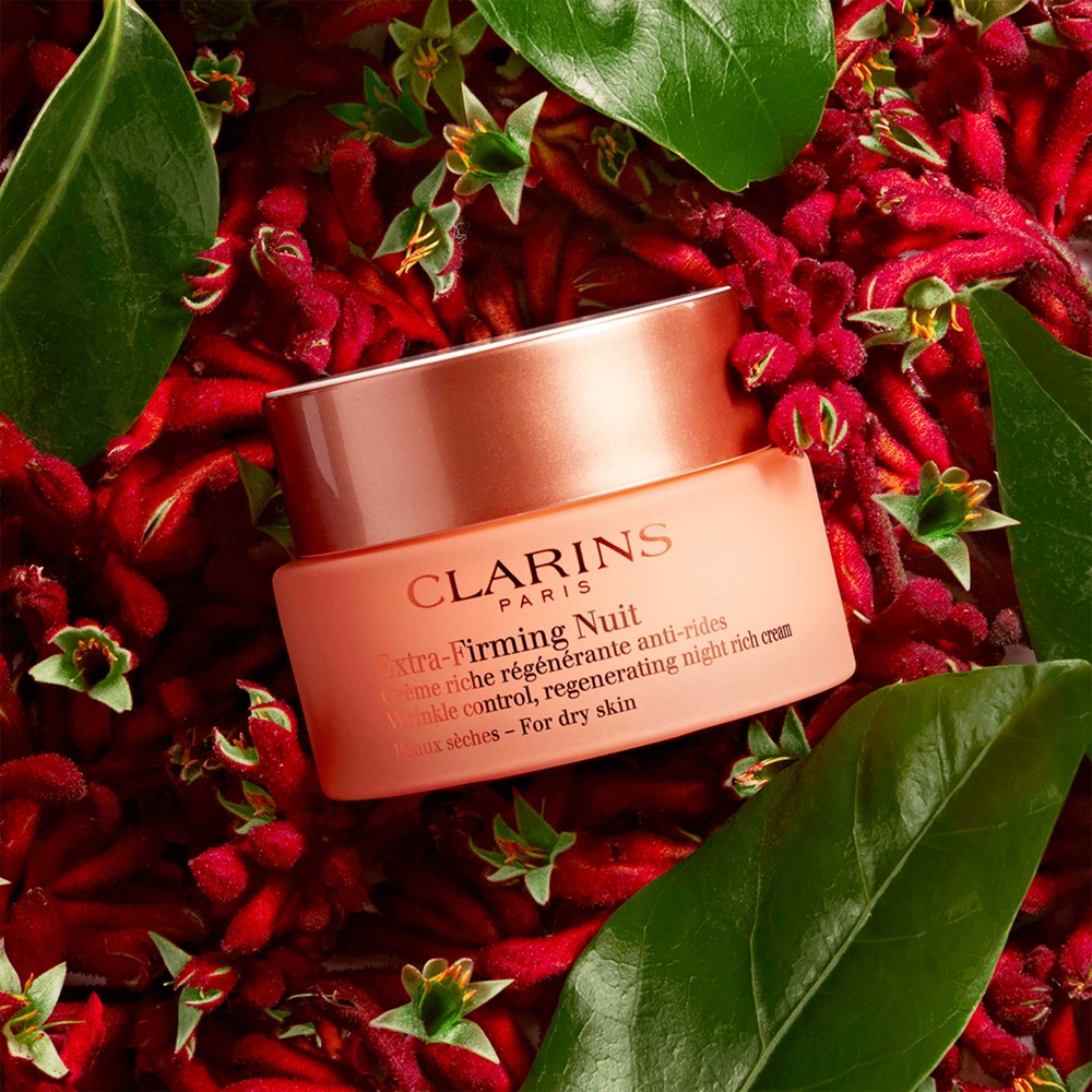 Clarins Extra-Firming Nuit Crème régénérante anti-rides Peaux sèches Soin visage