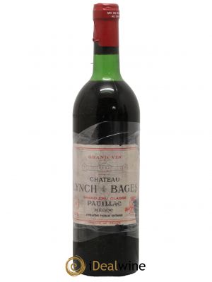 Château Lynch Bages 5ème Grand Cru Classé  1975 - Lot de 1 Bouteille