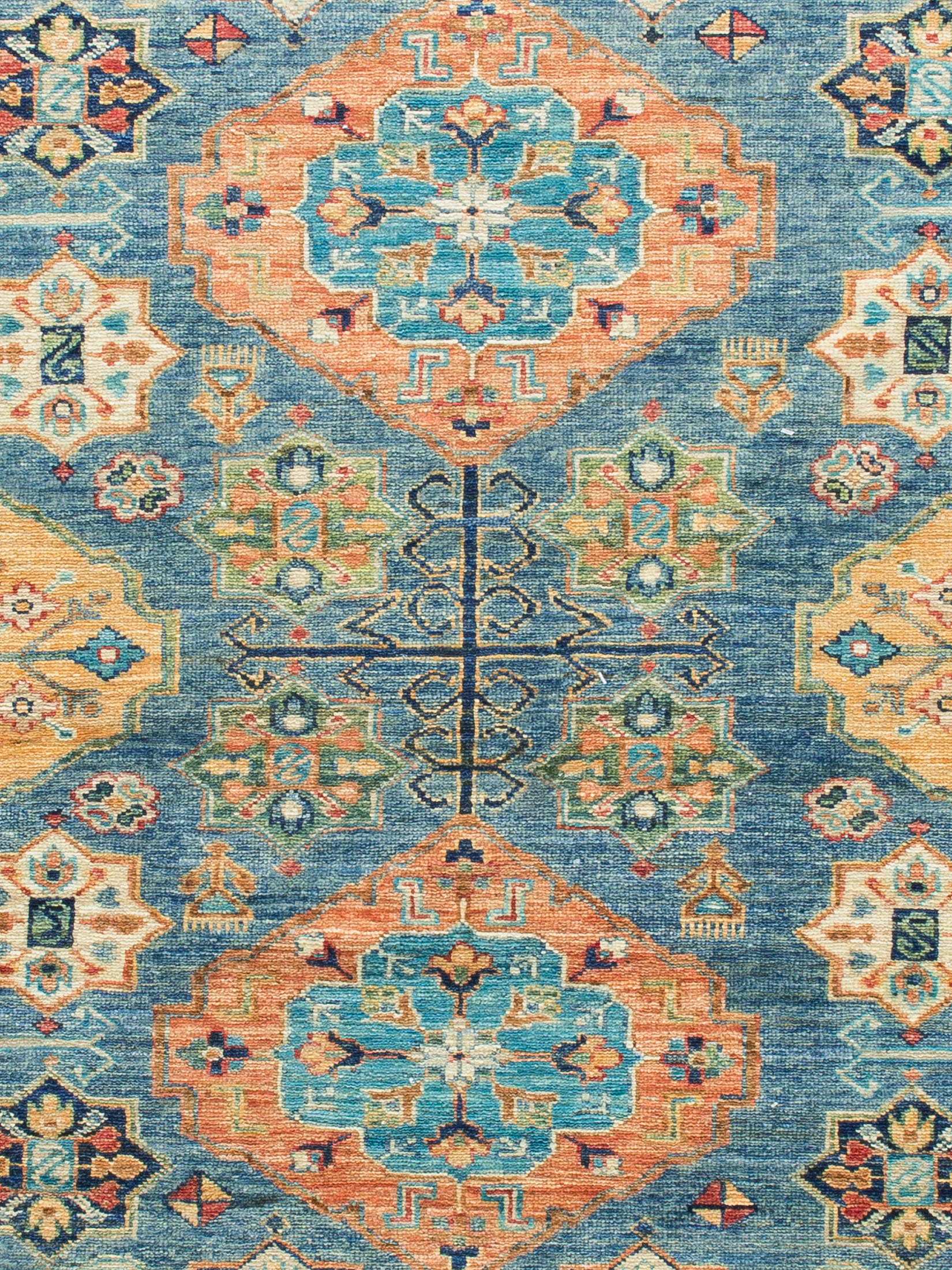 Kazak Ghazni ca. 252 x 311 cm, Unikat / Einzelstück