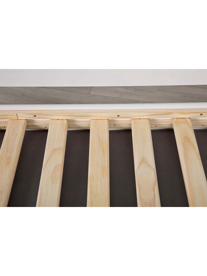 ebuy24 Bett Lotved Weiß 97 x 209 cm günstig kaufen onesize