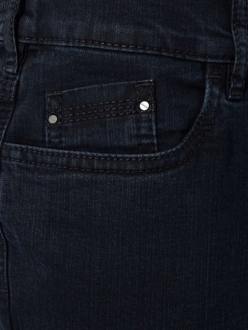 Rinsed Washed Comfort S Fit Jeans Modell CARLA in marineblau