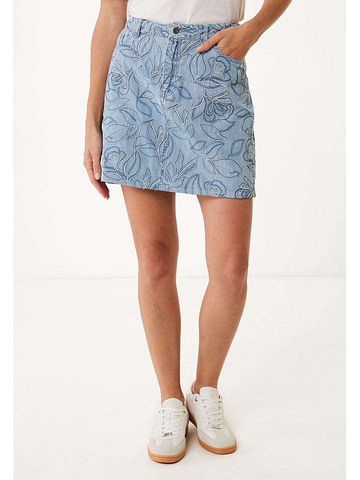Mexx Jeansrock in Hellblau günstig kaufen