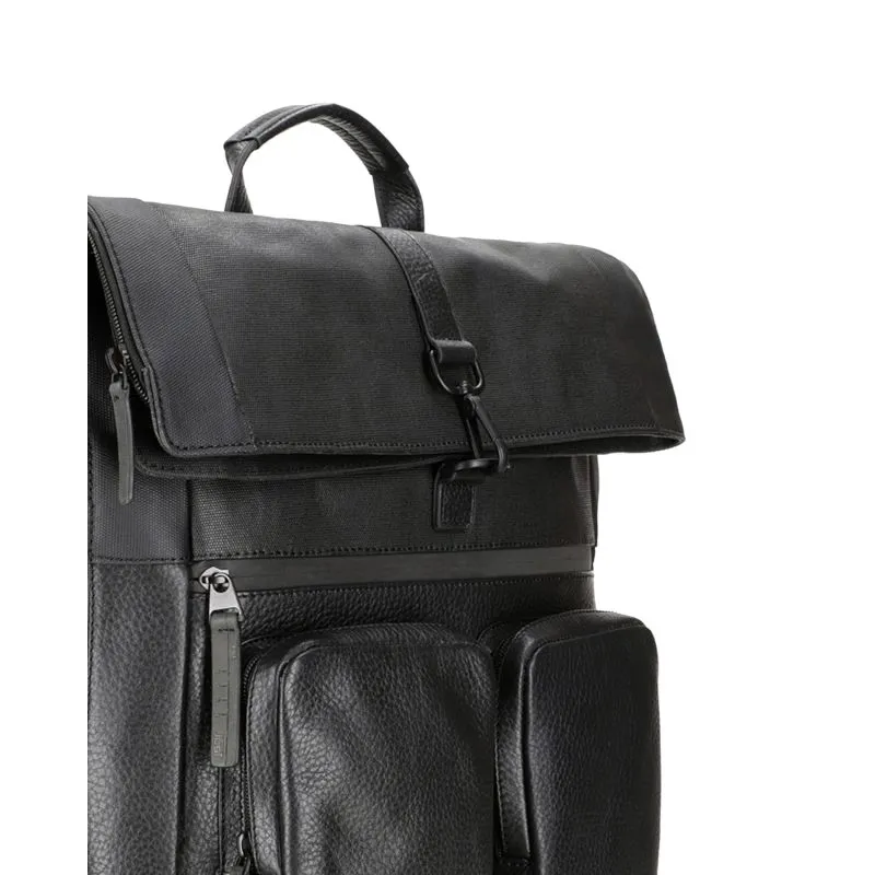 Jost STOCKHOLM Kurierrucksack mit Fronttasche - schwarz