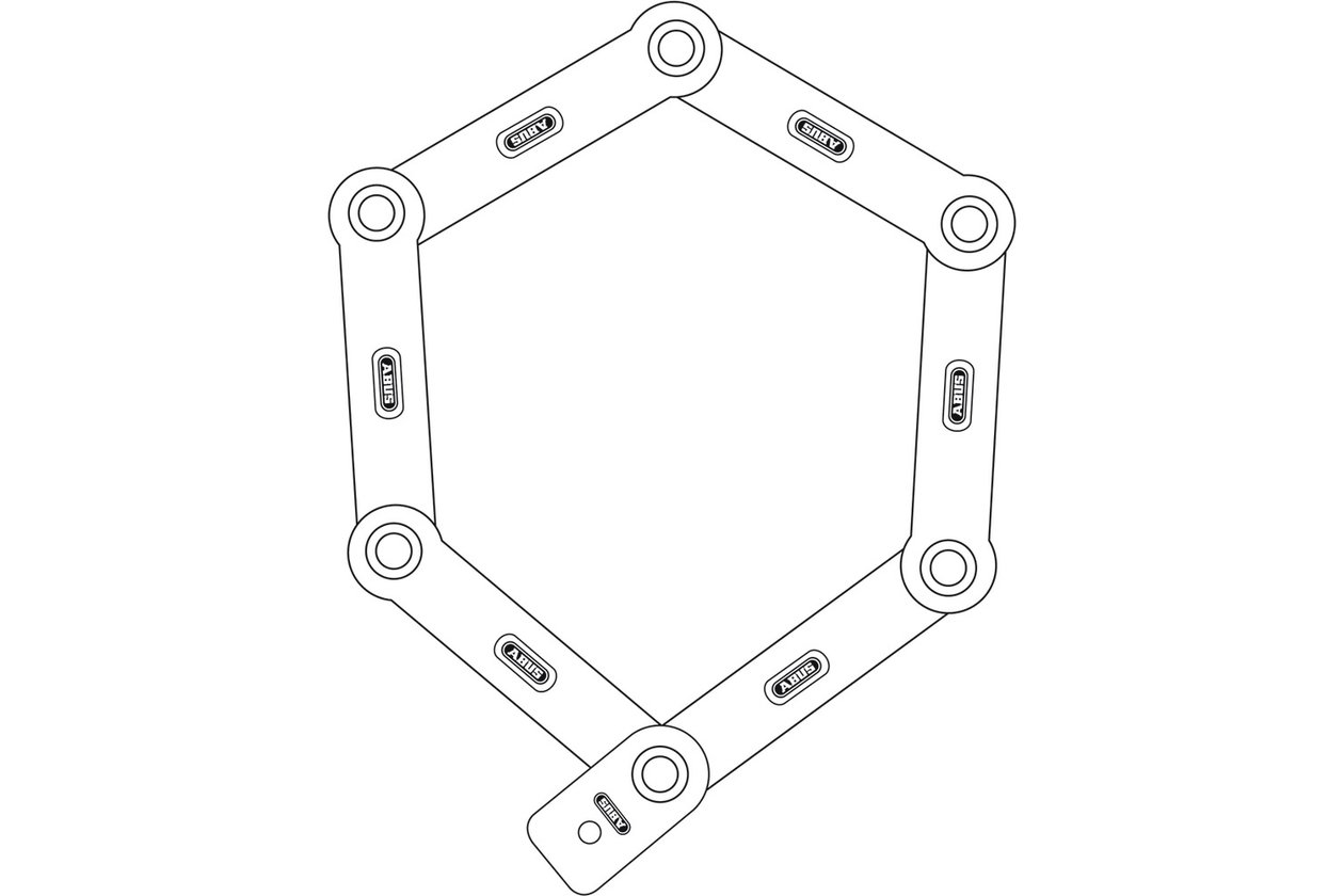 Abus uGrip Bordo 5700/80 SH Faltschloss