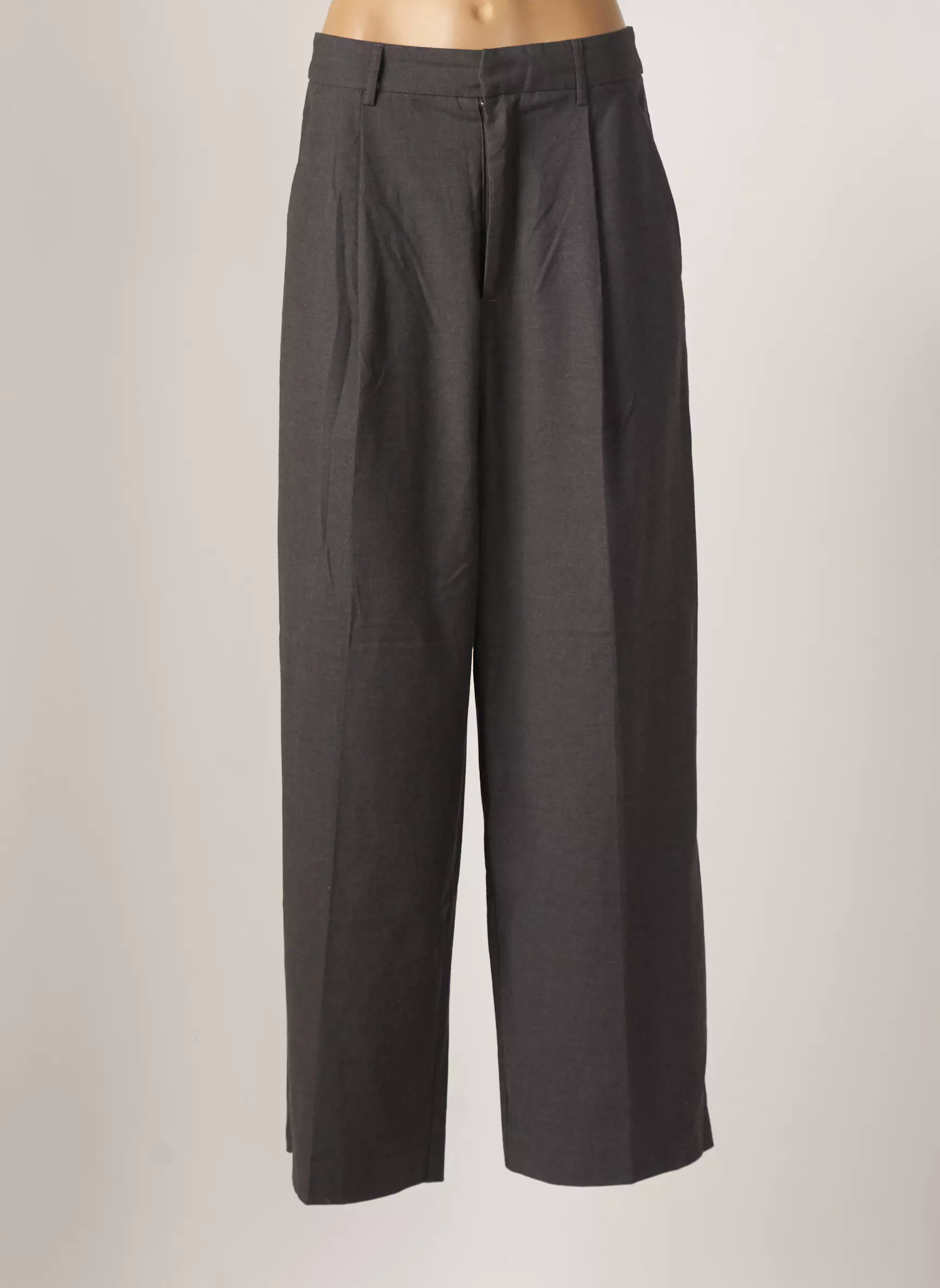 Only Pantalons Larges Femme couleur gris