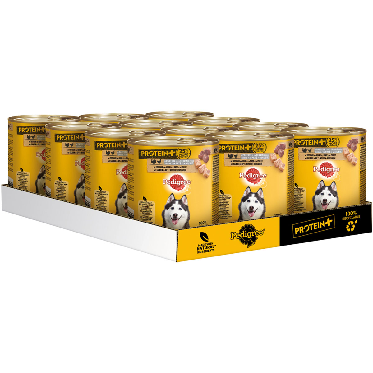 PEDIGREE Protein+ in Pastete Truthahn & Huhn kaufen bei ZooRoyal