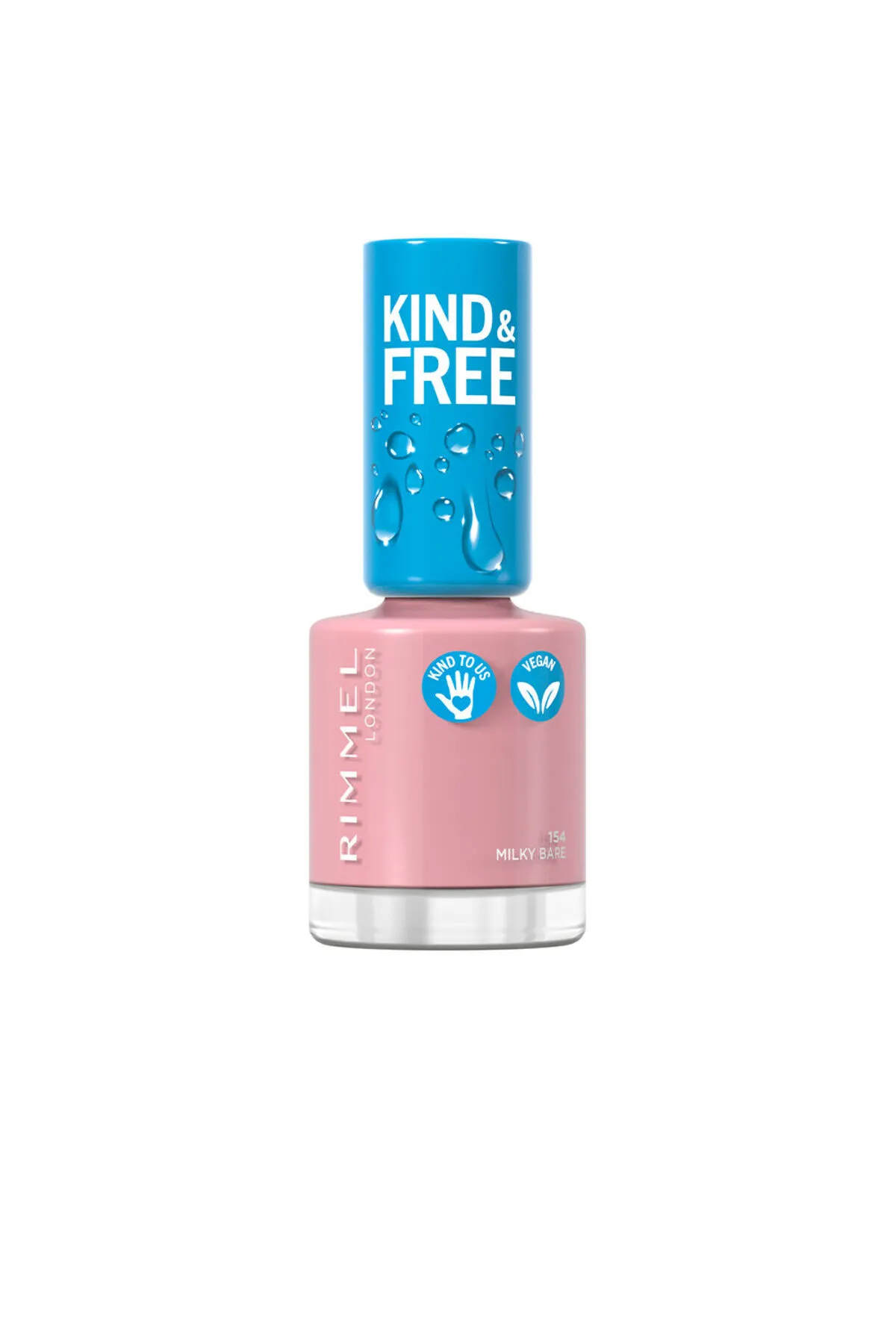 RIMMEL LONDON  Kind & Free Nagellack Nr. 154-Milky Bare, 8 ml