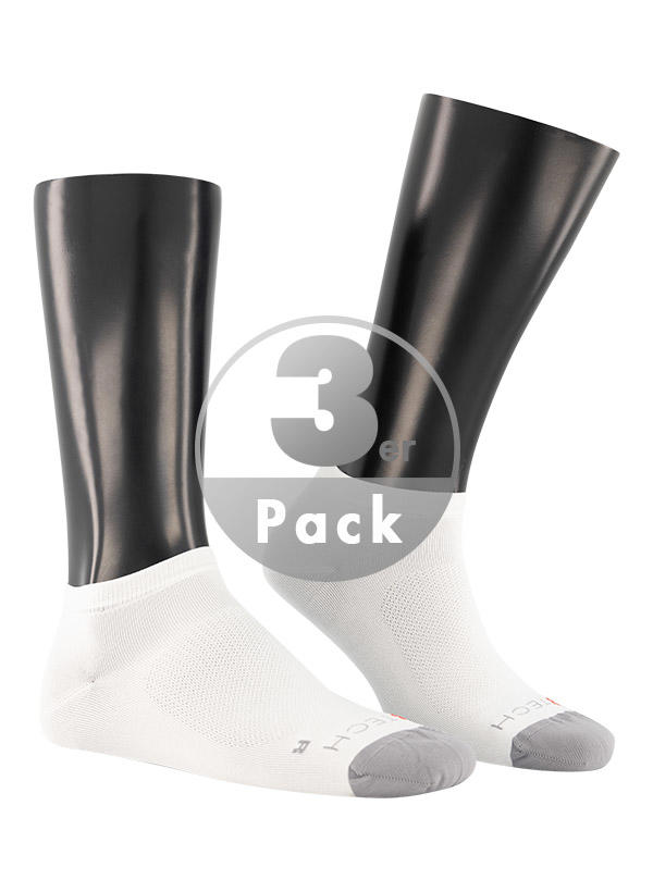 BOGGI MILANO, Socken, Mikrofaser, weiß