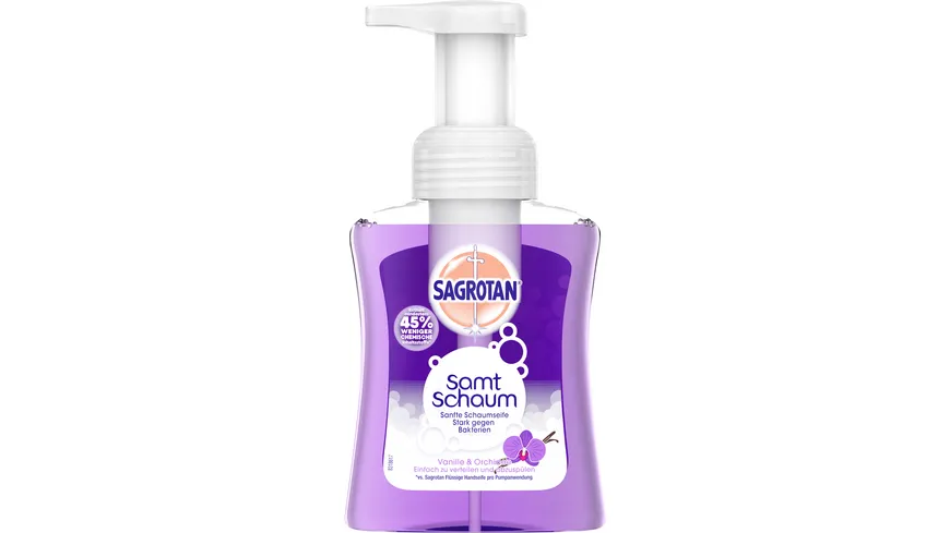 Sagrotan Samtschaum Seife Vanille&Orchidee 250 ml 250 ml