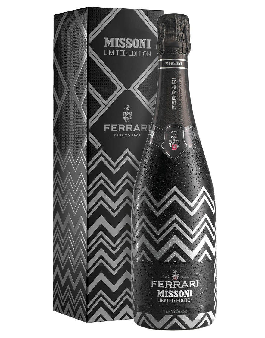 Trento DOC Brut Limited Edition Missoni Black & White Ferrari 0,75 ℓ, En Étui