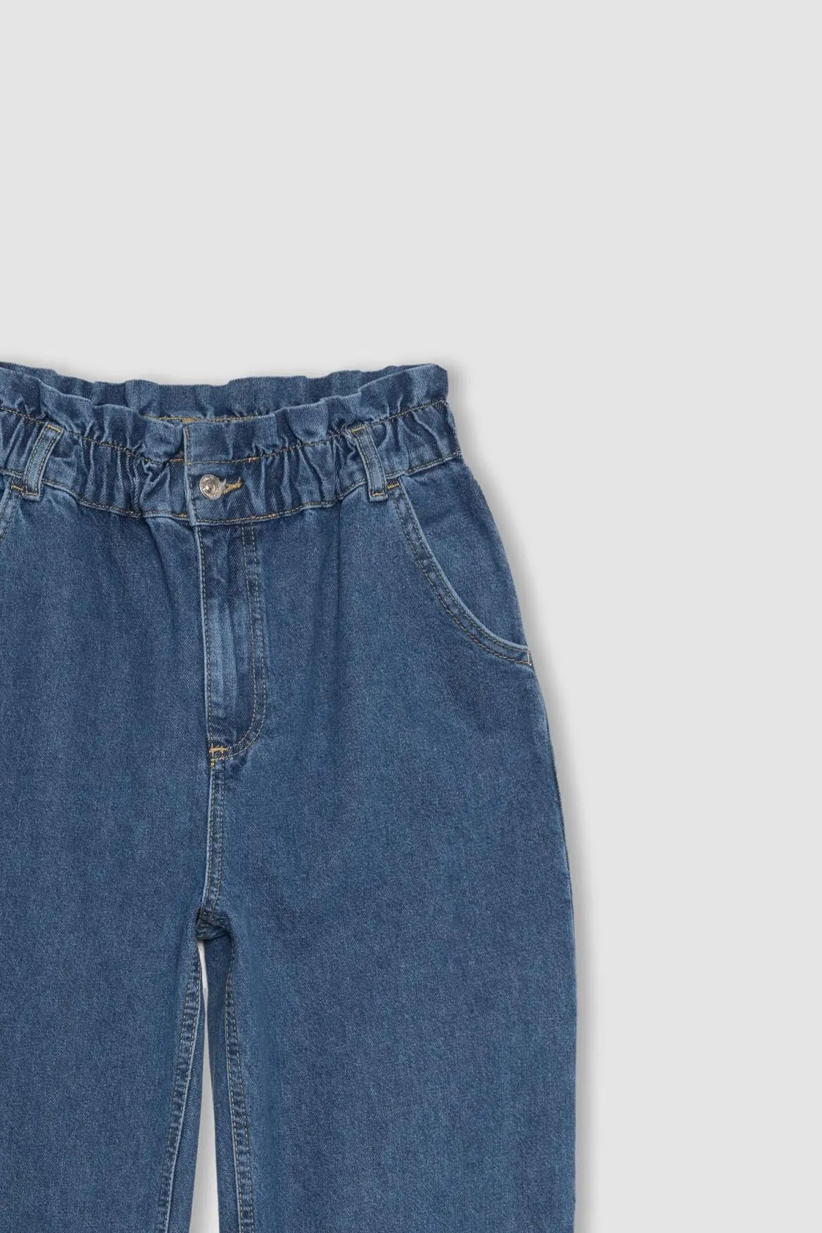 DeFacto  Knöchellange Paperbag-Jeans mit hoher Taille
