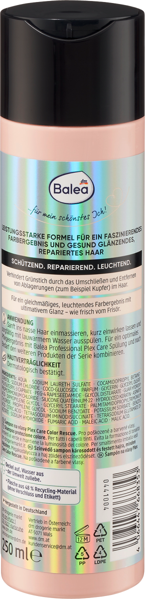 Shampoo Plex Care Color Rescue, 250 ml