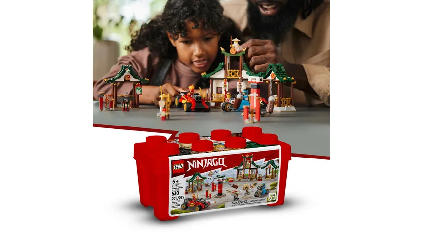 LEGO NINJAGO 71787 Kreative Ninja Steinebox, Konstruktionsspielzeug
