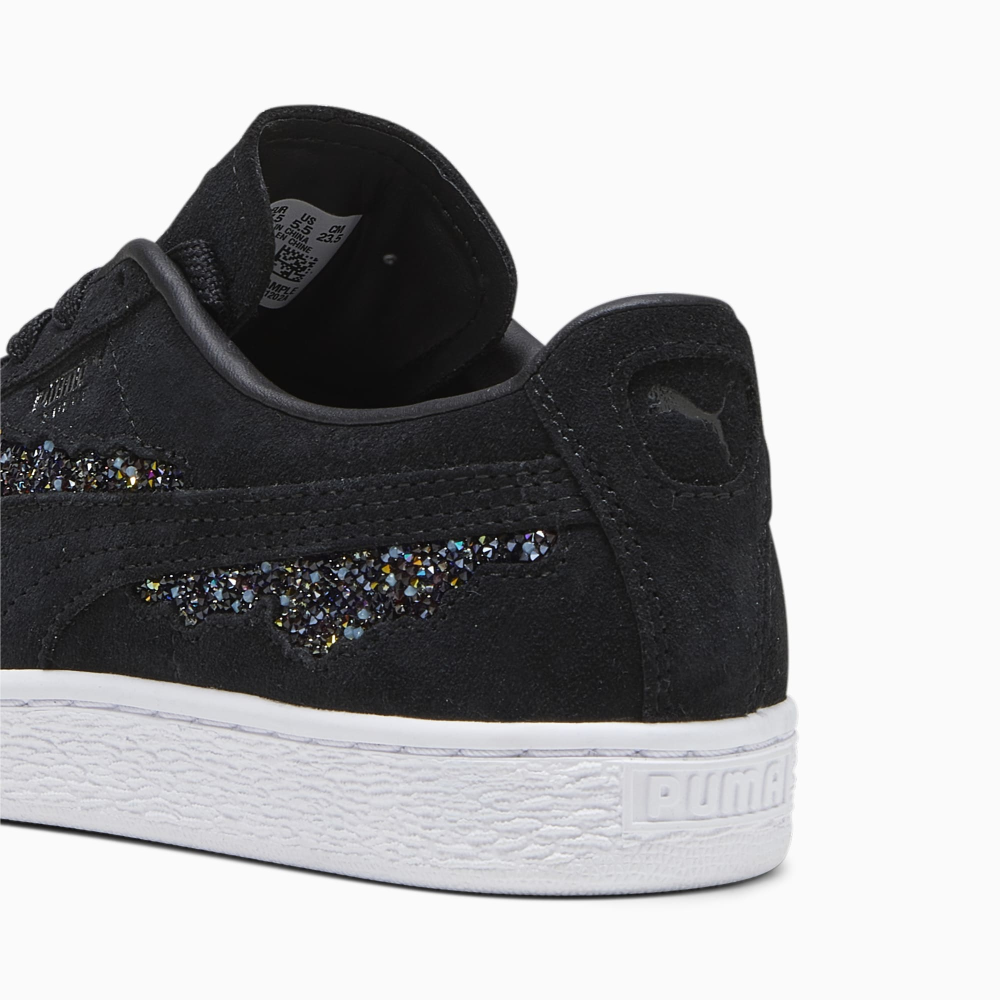 PUMA Suede mit Swarovski Kristallen 396352_02 / schwarz