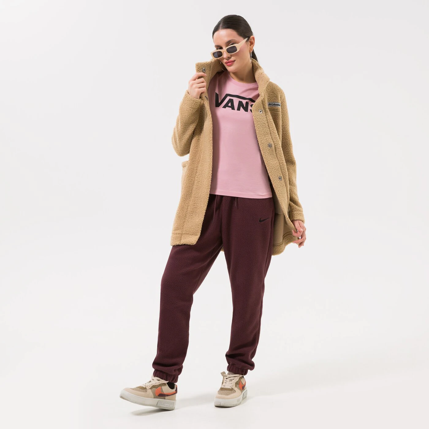 VANS T-SHIRT WM FLYING V CREW TEE FLYING V ZEPHYR Rosa