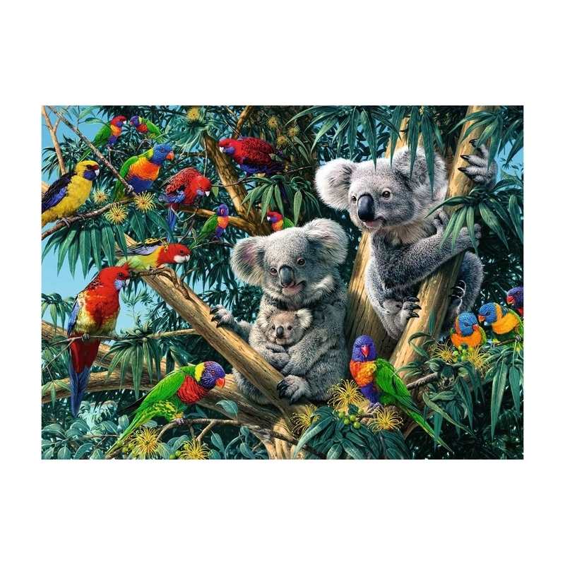 Puzzle Koalas dans l'arbre 500 pièces