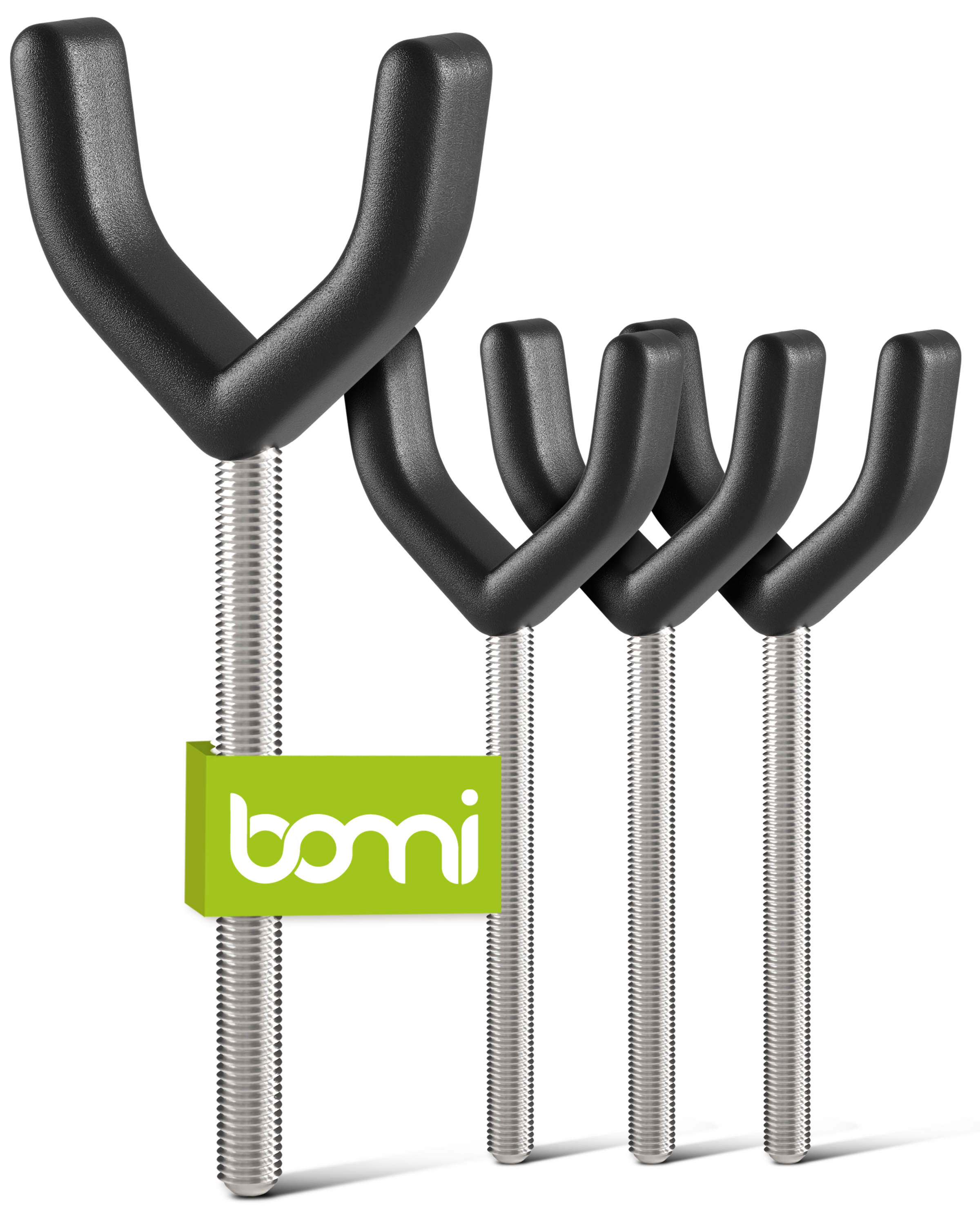 bomi Türschutzgitter & Hundeklappen bomi Zubehör Schutzgitter 4er Set Y-Spindel Schwarz