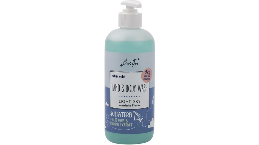 BadeFee Hand & Body Wash Light Sky 480 ml