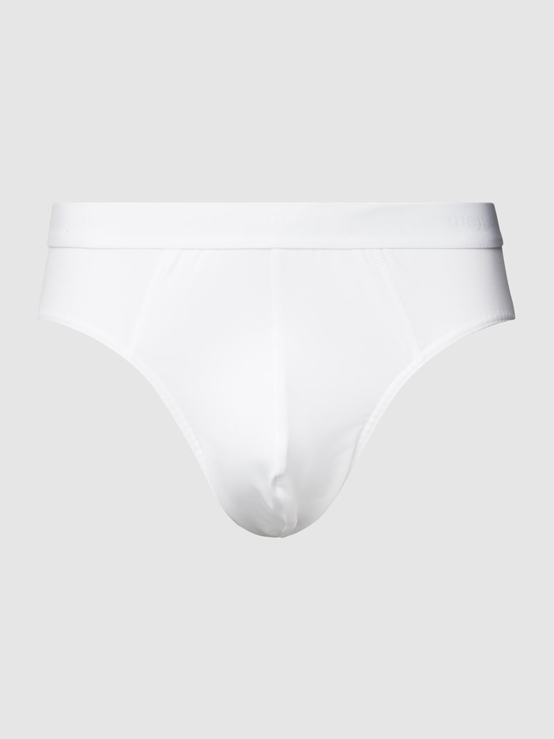 Slip mit Logo-Bund in weiß