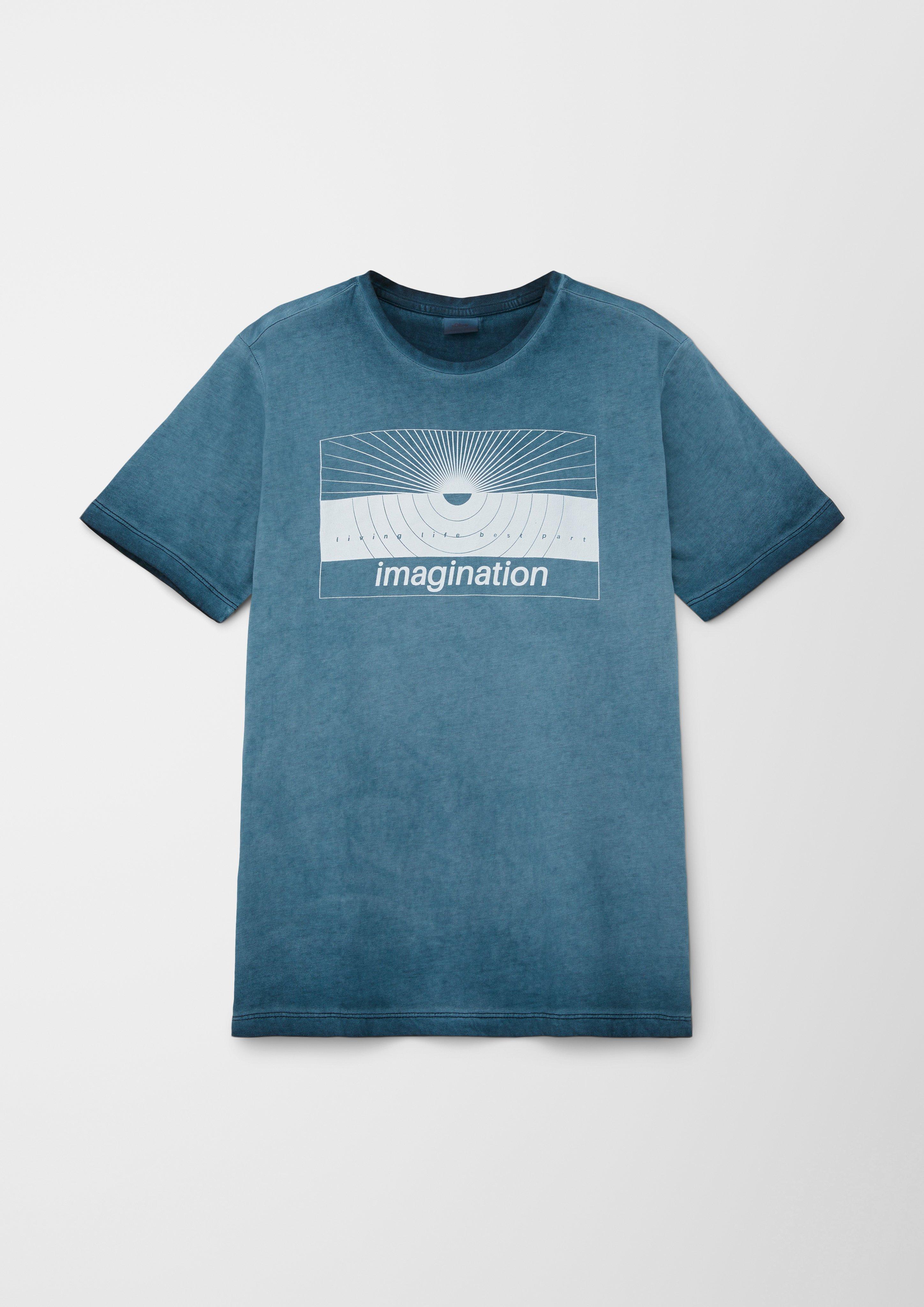 Baumwollshirt mit Garment Dye  2128290-5952