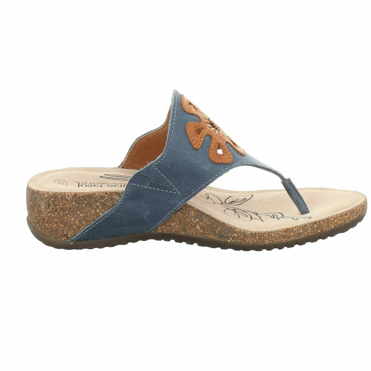 JOSEF SEIBEL Zehentrenner blau Natalya 09