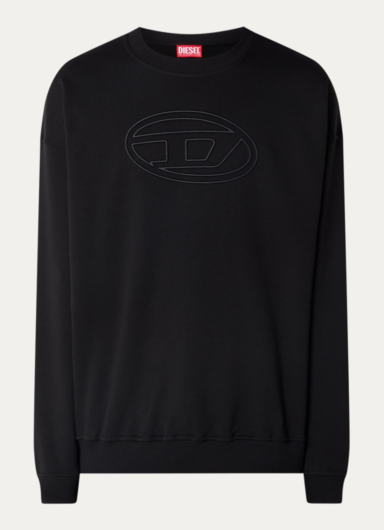 Diesel S-Mart-Bigoval sweater with 3D logo print